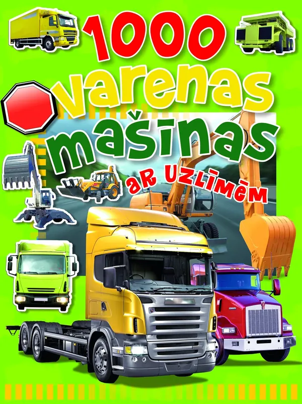 1000 varenas mašīnas ar uzlīmēm