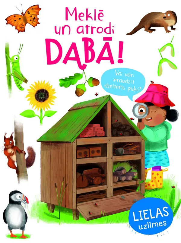 Dabā! Meklē un atrodi (lielas uzlīmes)