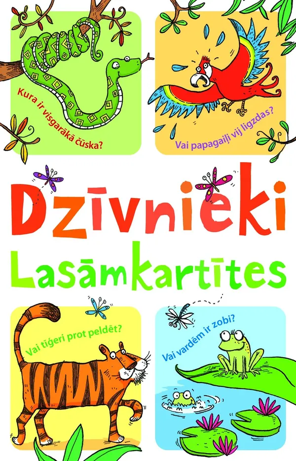 Dzīvnieki. Lasāmkartītes