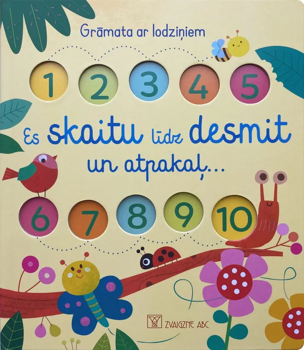 Es skaitu līdz desmit un atpakaļ... Grāmata ar lodziņiem