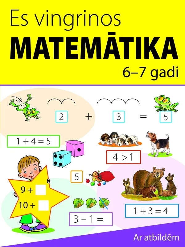 Es vingrinos. Matemātika. 6–7 gadi (ar atbildēm)