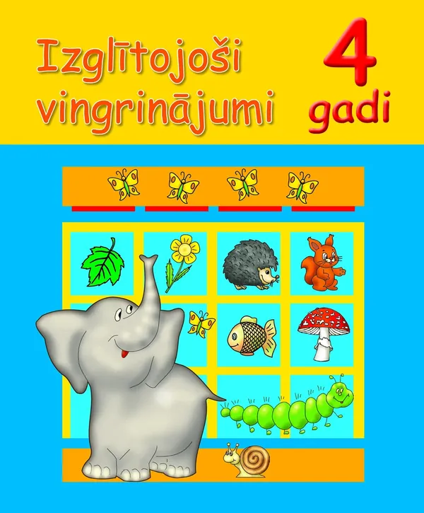 Izglītojoši vingrinājumi. 4 gadi