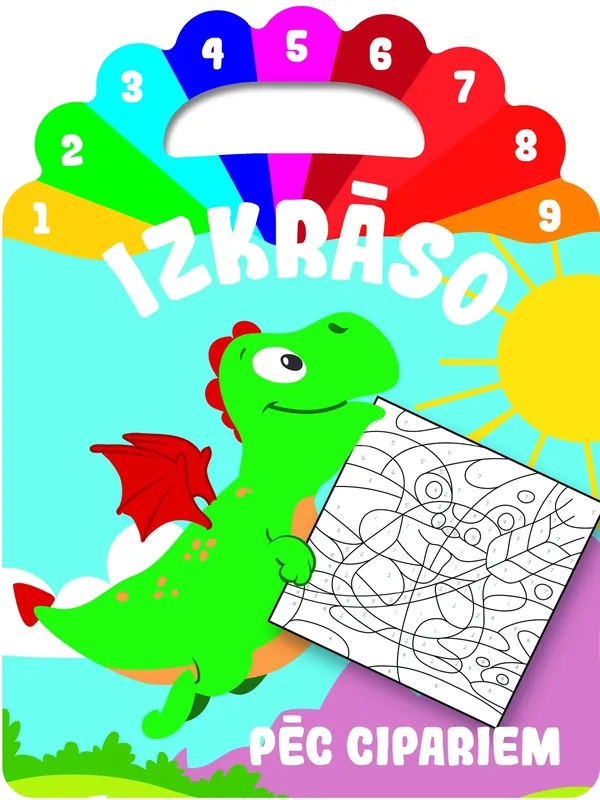 Izkrāso pēc cipariem (pūķītis)