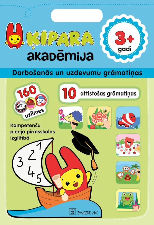 Ķipara akadēmija. Darbošanās un uzdevumu grāmatiņas (3+ gadi)