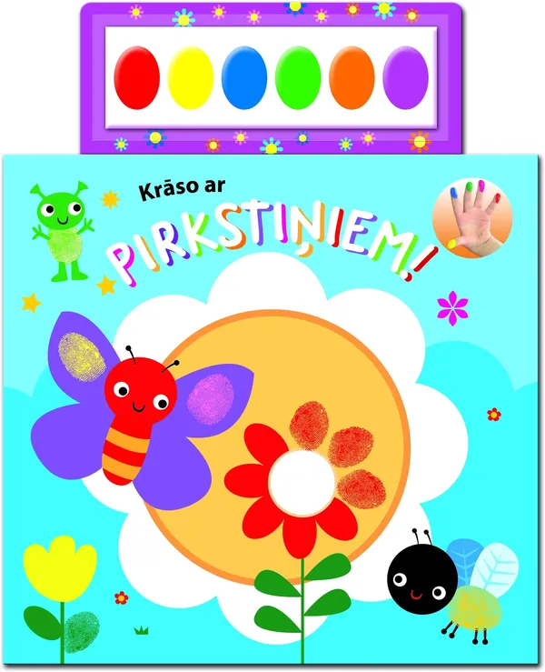Krāso ar pirkstiņiem (zila)