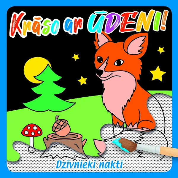 Krāso ar ūdeni! Dzīvnieki naktī