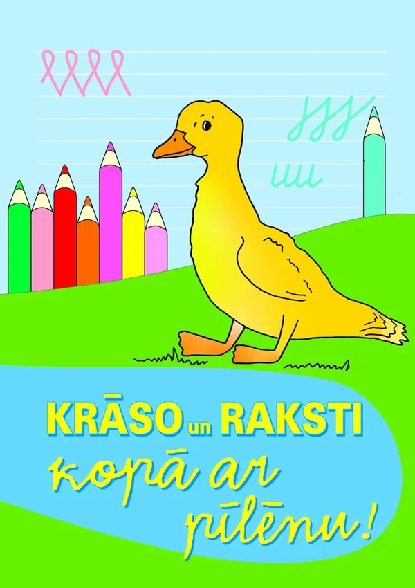 Krāso un raksti kopā ar pīlēnu!