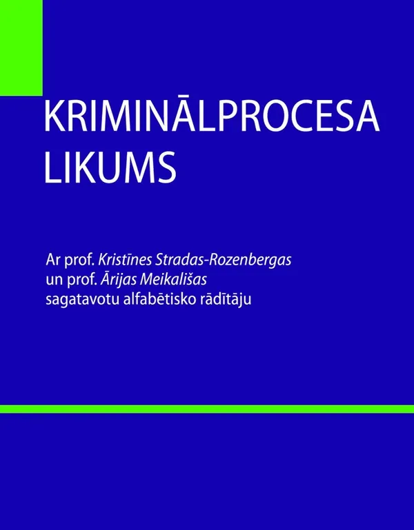 Kriminālprocesa likums