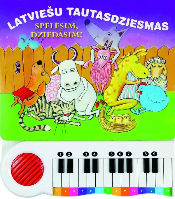 Latviešu tautasdziesmas. Spēlēsim, dziedāsim!