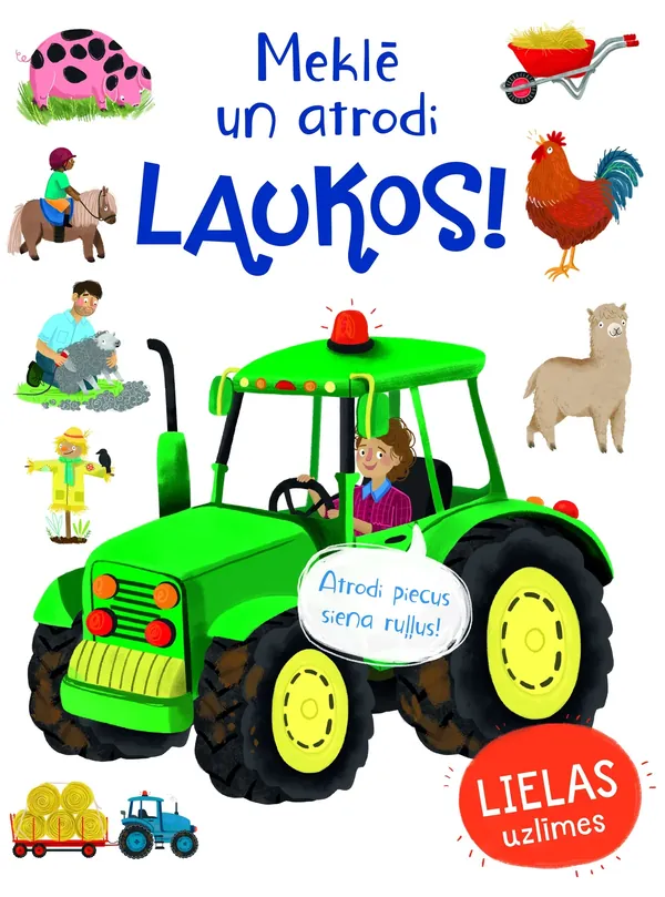 Laukos! Meklē un atrodi (lielas uzlīmes)