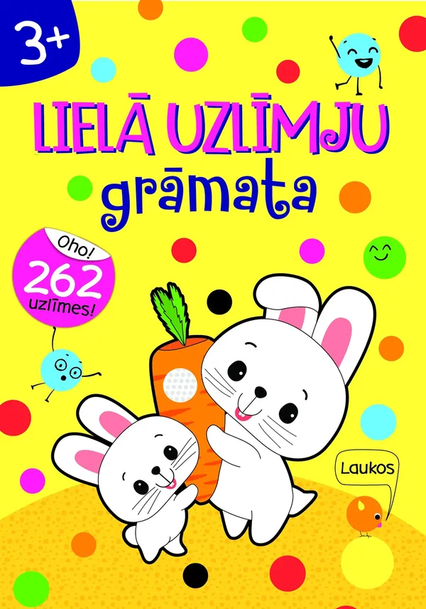 Lielā uzlīmju grāmata. Laukos (262 uzlīmes) 3+