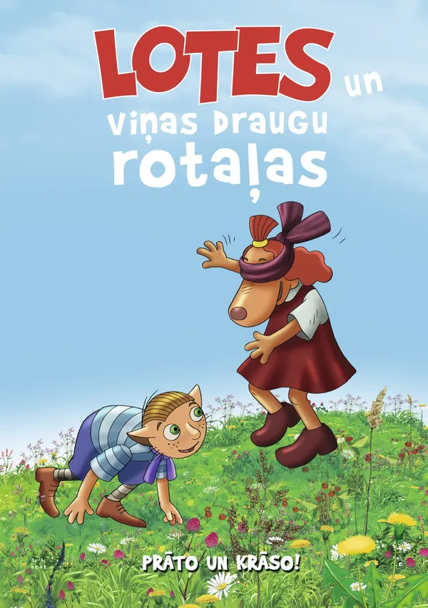 Lotes un viņas draugu rotaļas. Prāto un krāso!