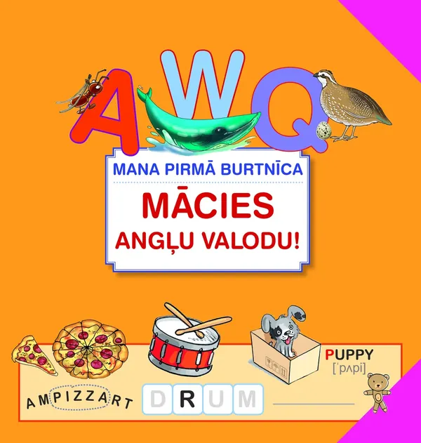 Mācies angļu valodu! Mana pirmā burtnīca