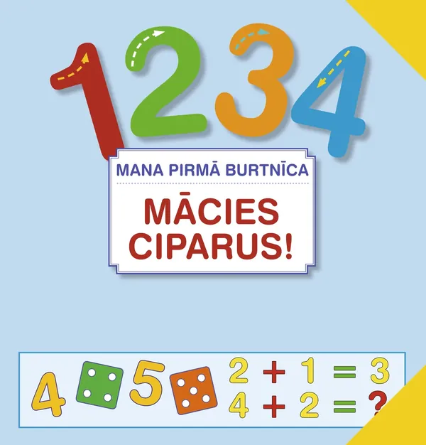 Mācies ciparus! Mana pirmā burtnīca