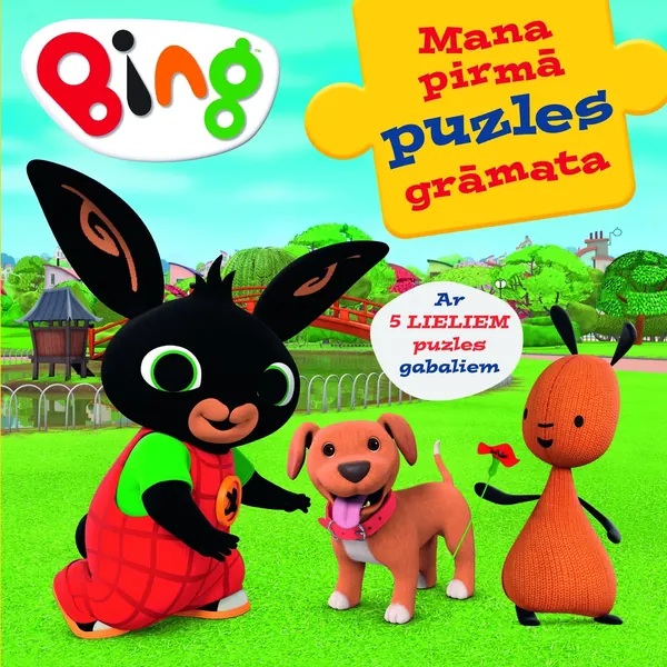 Mana pirmā puzles grāmata (ar 5 lieliem puzles gabaliem). Bing, 3+