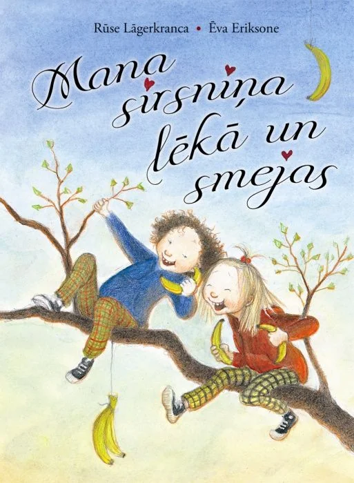 Mana sirsniņa lēkā un smejas