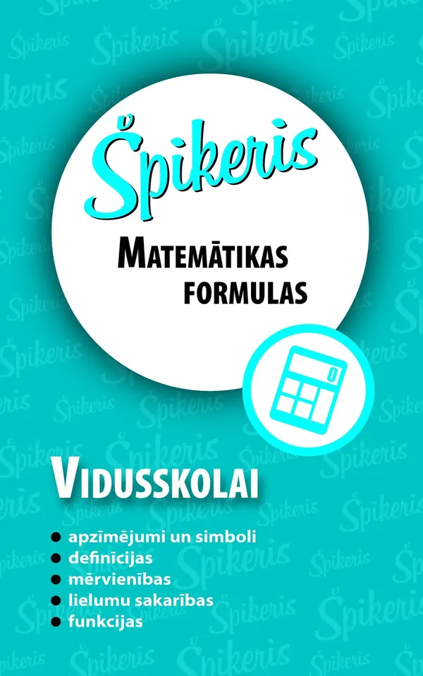 Matemātikas formulas vidusskolai