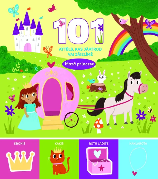 Mazā princese. 101 attēls, kas jāatrod vai jāielīmē