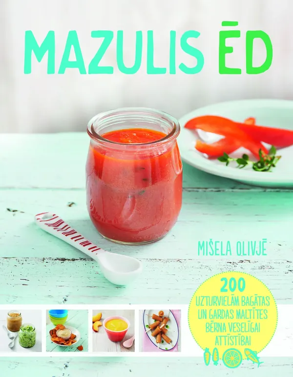 Mazulis ēd