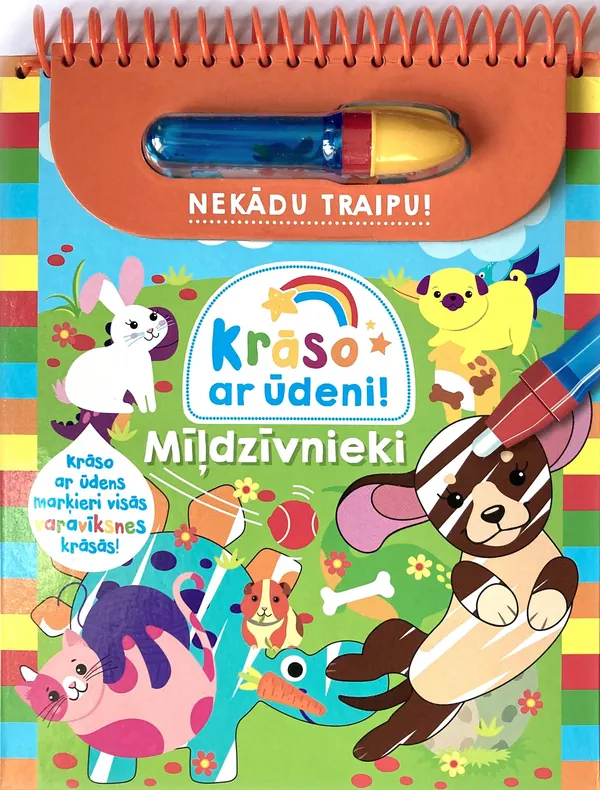 Mīļdzīvnieki. Krāso ar ūdeni!