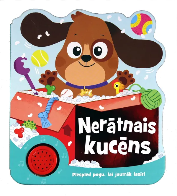 Nerātnais kucēns (ar skaņu pogu)
