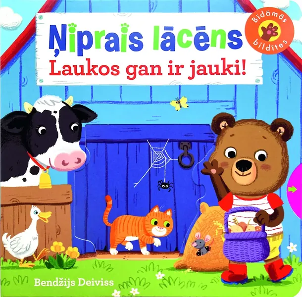 Ņiprais lācēns. Laukos gan ir jauki!