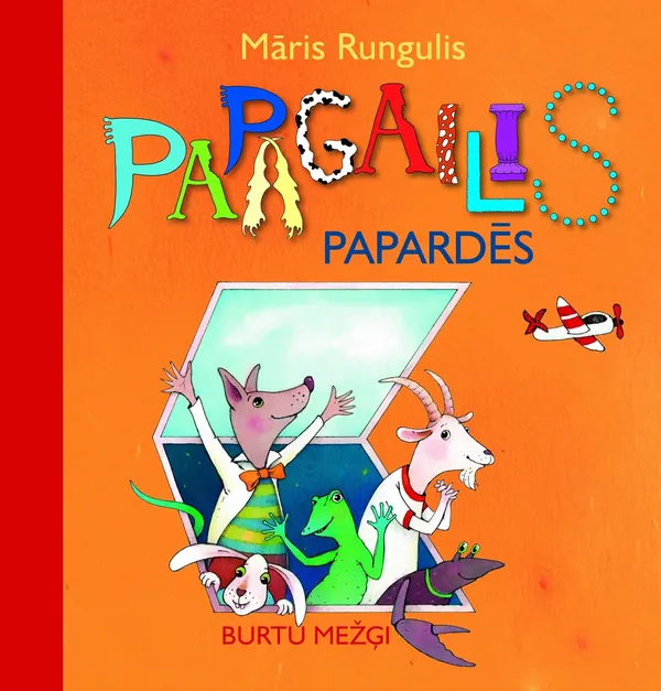 Papagailis papardēs. Burtu mežģi