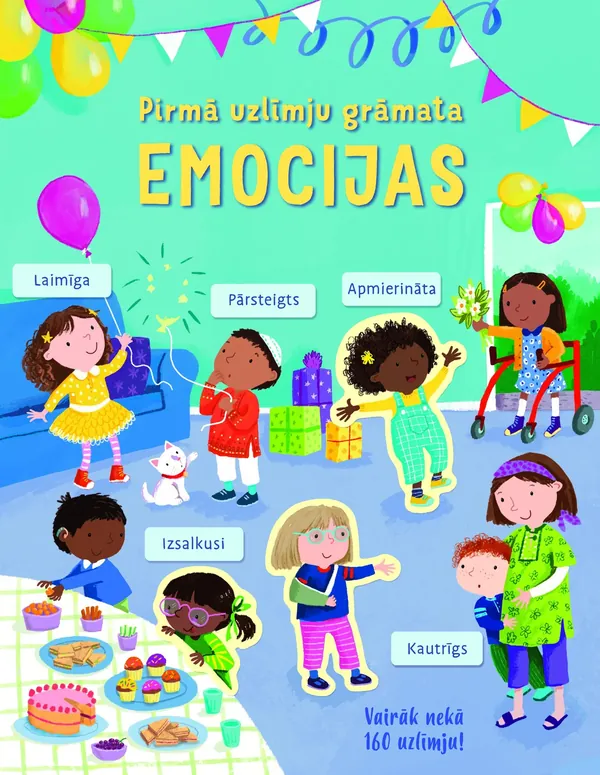 Emocijas. Pirmā uzlīmju grāmata