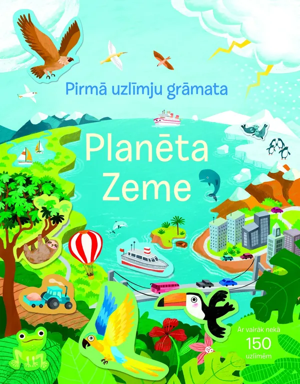 Planēta Zeme. Pirmā uzlīmju grāmata