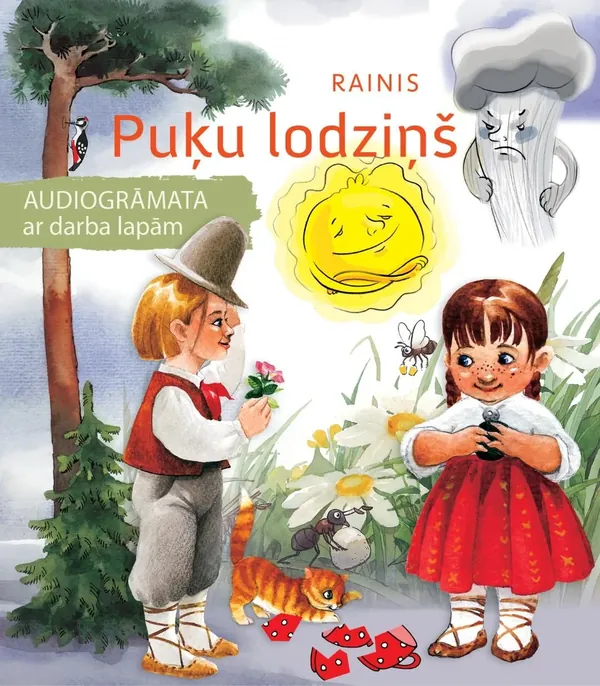 Puķu lodziņš. Audiogrāmata ar darba lapām