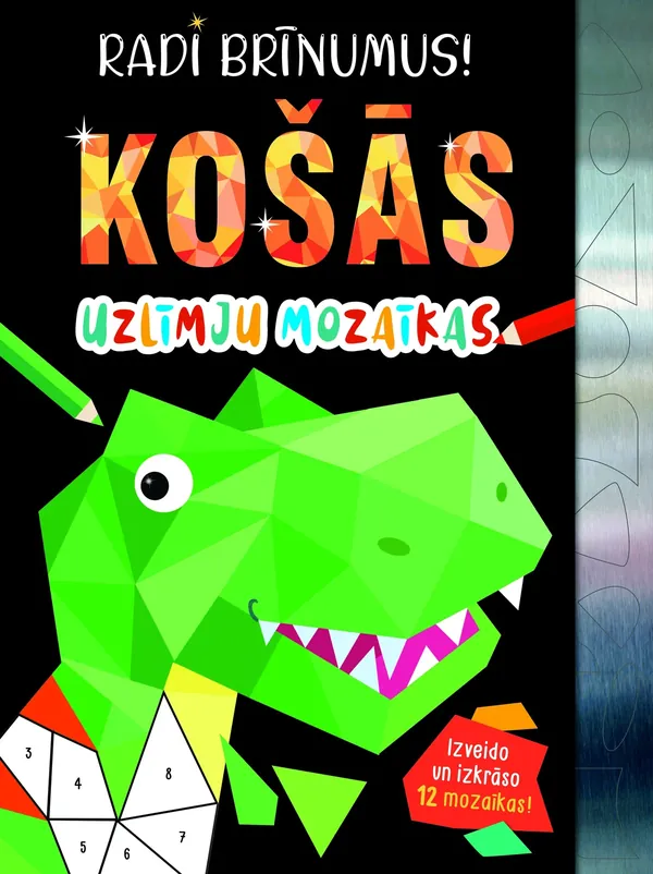Radi brīnumus! Košās uzlīmju mozaīkas