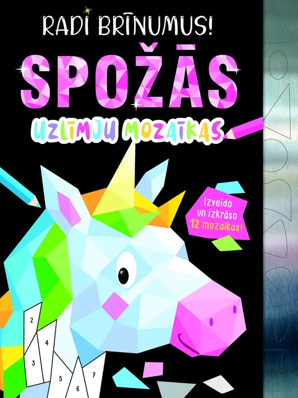 Radi brīnumus! Spožās uzlīmju mozaīkas
