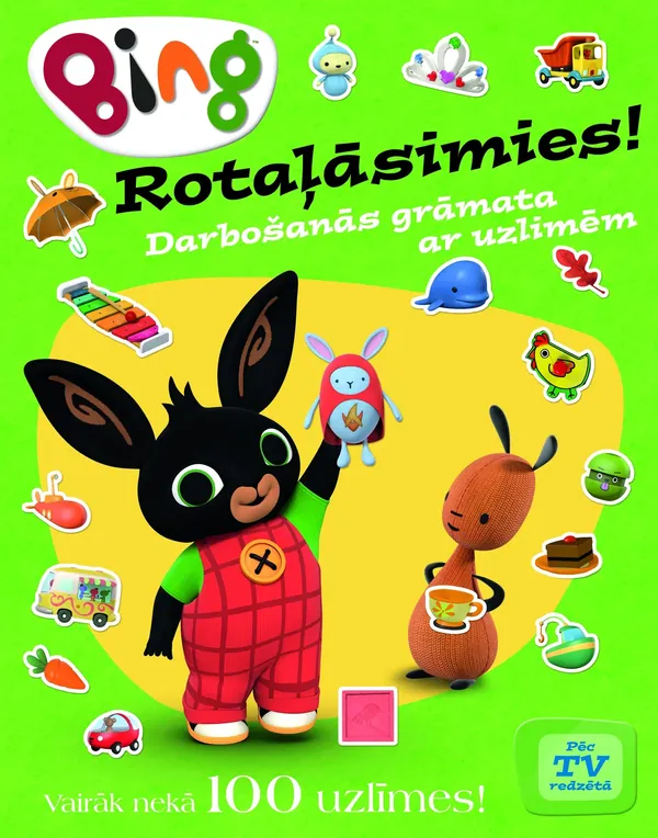 Rotaļāsimies! Darbošanās grāmata ar uzlīmēm. Bing