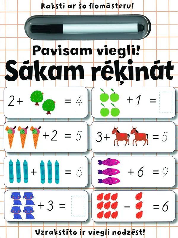 Sākam rēķināt. Pavisam viegli!