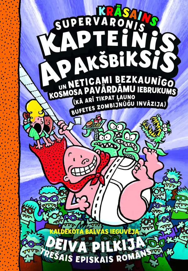 Supervaronis kapteinis Apakšbiksis, 3. Krāsainas ilustrācijas