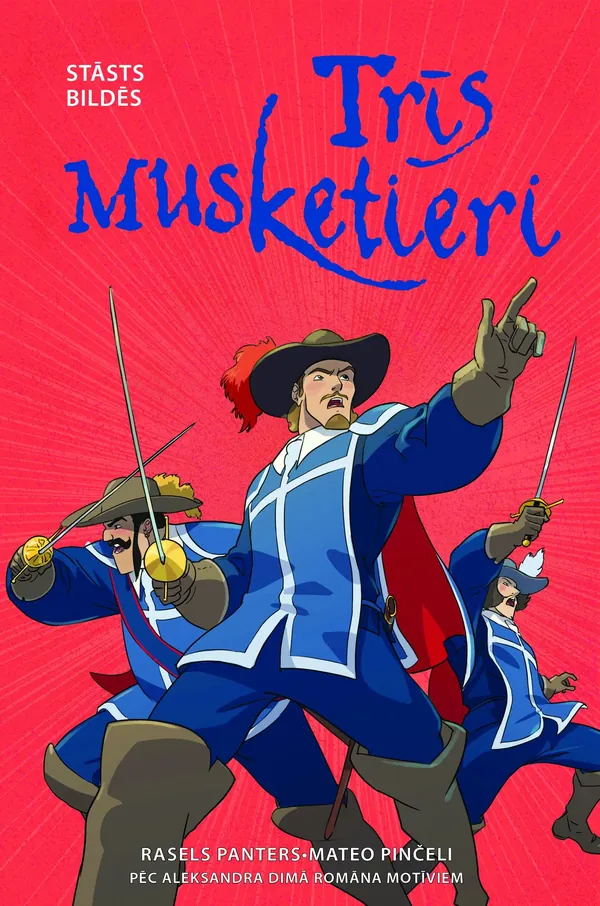 Trīs musketieri. Stāsts bildēs