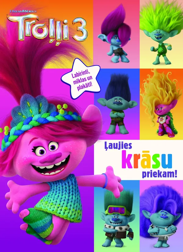 Troļļi 3. Ļaujies krāsu priekam!