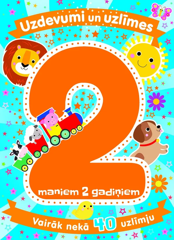 Uzdevumi un uzlīmes maniem 2 gadiņiem