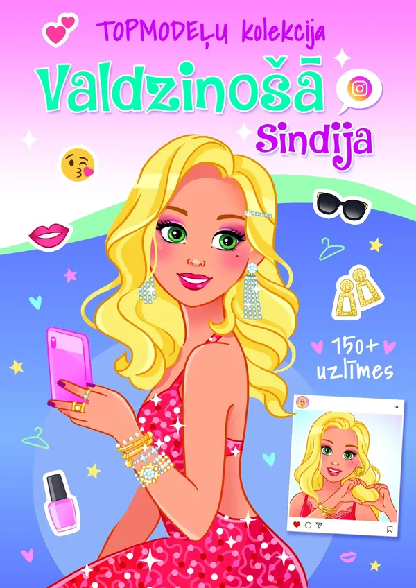 Valdzinošā Sindija. TOPmodeļu kolekcija (150+ uzlīmes)