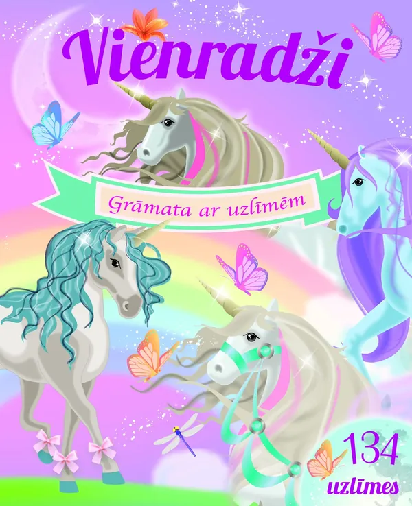 Vienradži. Grāmata ar uzlīmēm (134 uzlīmes)