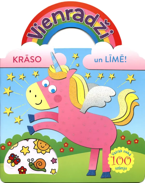 Vienradži. Krāso un līmē! (rozā)