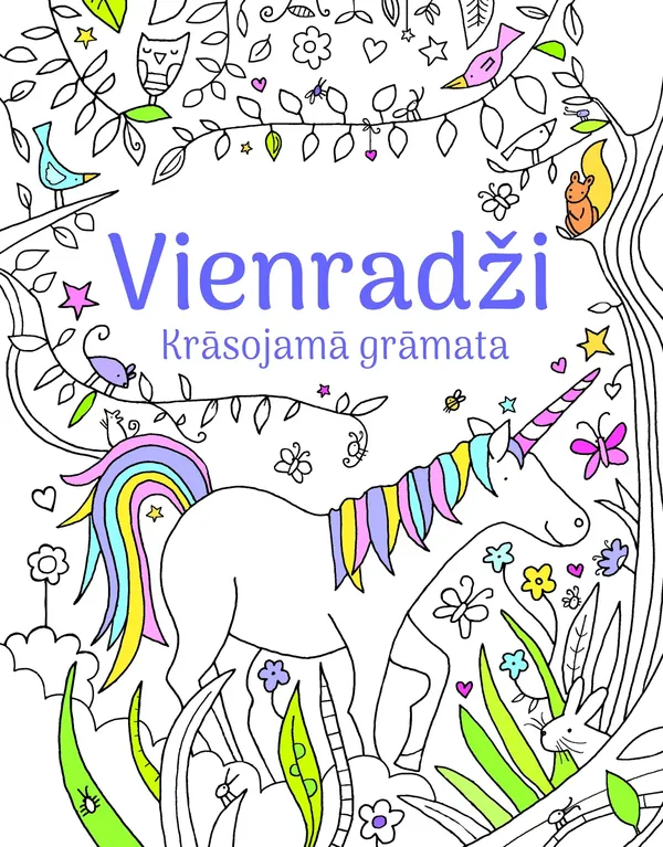 Vienradži. Krāsojamā grāmata