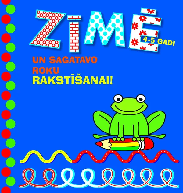 Zīmē un sagatavo roku rakstīšanai! 4-5 gadi