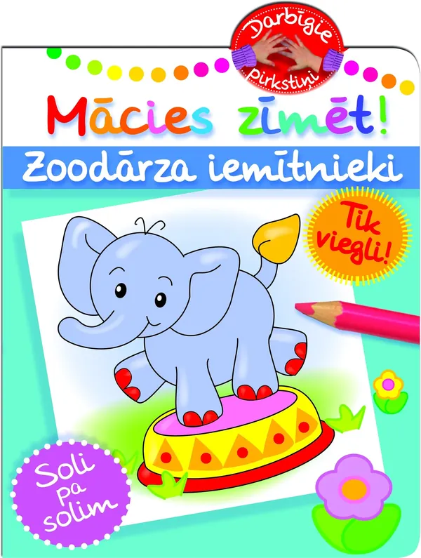 Zoodārza iemītnieki. Mācies zīmēt!